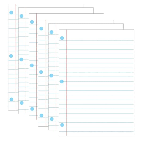Ashley Productions Magnetic Notebook Page, 8-1/2in x 11in, 6PK 10128 - main